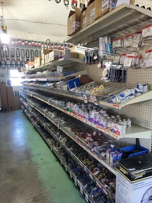 Aisle view — fittings and tools